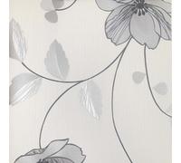 Erismann Cyrille Floral Grey Silver Wallpaper 10338-10 - Paste the Wall Textured