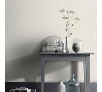 Erismann Elle 10444-01 Non-Woven Wallpaper Linen Look Plain Textile Structure Cream White