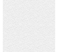 Erismann Fleur -Textured Paintable Blown Vinyl In White