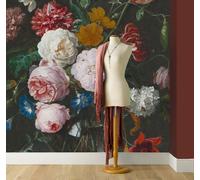 Erismann Flower Wallpaper In Red - 2 X 2,7 M