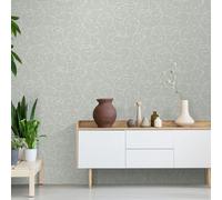Erismann Forte Scroll Wallpaper - Green