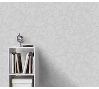 Erismann Forte Structured Vinyl Wallpaper - Light Grey