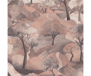 Erismann Gentle Forest Beige Wallpaper 10433-32 - Trees Viny Paste the Wall
