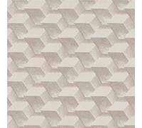 Erismann Geometric 3D Effect Geo Glitter Paste The Wall Vinyl Textured Beige Wallpaper