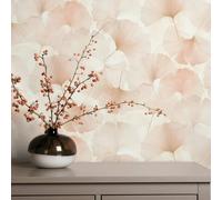 Erismann Ginko Dream Floral Wallpaper - Pink