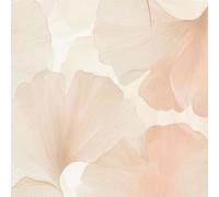 Erismann Ginko Dream Leaf Textured Vinyl Wallpaper Pink Metallic 10470-05 - Feature Wall Paper for Living Room Bedroom Kitchen Hallway Lounge Office