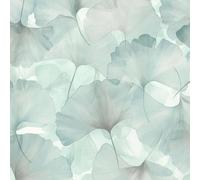 Erismann Ginko Dream Vinyl Wallpaper in Teal Erismann Teal