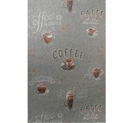 Erismann Coffee Cups Wallpaper Grey Brown Beans Kitchen Paste The Wall Vinyl