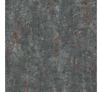 Erismann Industrial Concrete Grey Copper Wallpaper Textured Paste The Wall Vinyl