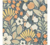 Erismann La Terrasse Jardin Poetique Multi Wallpaper Folk Paste The Wall Vinyl