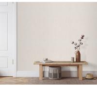 Erismann Linear Flow - Plain Blown Wallpaper In Cream