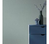 Erismann Linen Serenity Vinyl Wallpaper Soft Teal 1051018 Contemporary Design