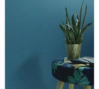 Erismann Nonwoven Wallpaper Plain Dark Blue - 10,05 X 0,53 M