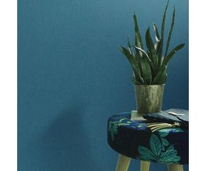 Erismann Nonwoven Wallpaper Plain Dark Blue - 10,05 X 0,53 M