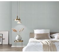 Erismann Opus Dolce Linen Weave Wallpaper - Light Green