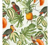 Erismann Paradiso Tropical Bird Pattern Wallpaper Jungle Leaf Parrot Motif Textured 6302-07