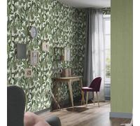 Paradisio Tropical Jungle Plants Leaves Erismann Wallpaper - White 6303-07
