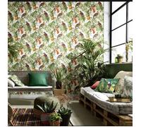 Erismann Parrot Birds Tropical Exotic Paradisio Toucan Wallpaper 6302-07