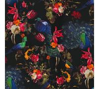 Erismann Peacock Floral Exotic Birds Luxury Vinyl Multi Wallpaper 6371-15
