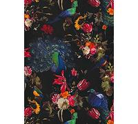 Erismann Peacock Floral Semi Vinyl Exotic Birds Statement Nature Wallpaper 6371-15