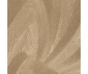 Erismann Ploom Textured Vinyl Leaf Wallpaper Gold Metallic 10476-30 - Feature Wall Paper for Lounge Living Room Bedroom Kitchen Hallway Office