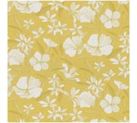 Erismann Sage Yellow Floral Wallpaper Paste the Wall Vinyl Scrubbable Textured