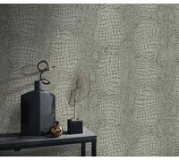 Erismann Scala - Textured Embossed Wallpaper In Taupe