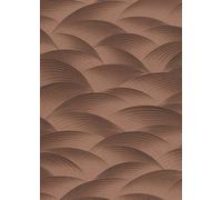 Erismann Serene Geometric Wallpaper Textured Vinyl Wallpaper Rich Copper
