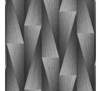 Erismann Shift 3D Wood Effect Wallpaper - Silver