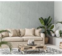 Erismann Silvana - Textured Embossed Wallpaper In Green