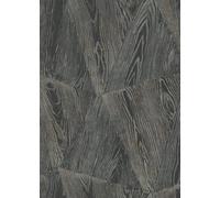 Erismann Sonata Wood Grain Vinyl Wallpaper In Anthracite