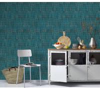 Erismann Sophisticated Modern Geometric In Blue Paste The Wall Vinyl Wallpaper