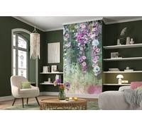 Erismann Stunning Floral Garden 3D Photographic Mural - Green & Lilac