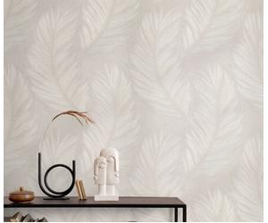 Erismann Trace Feather Wallpaper In Natural
