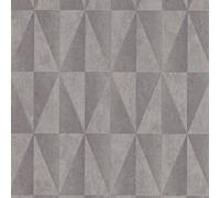 Erismann Triangle Wallpaper Stripe Motif Geometric Metallic Embossed 6936-10