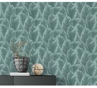 Erismann Tropical Whisper - Blown Vinyl In Green