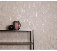 Erismann Urban Gleam -Textured Blown Wallpaper In Dark Brown