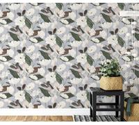 Erismann Wallpaper Fairy Blossom Light Grey