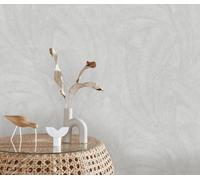 Erismann Wallpaper Plume Light Grey
