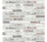 Erismann Wallpaper Stone Wall Brick Optic Natural Grey Textured 670310