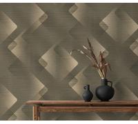 Erismann Wallpaper Vertex Black