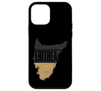 Eritrea Country Map in Collegiate Font Case for iPhone 12 mini