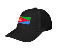 Eritrea Flag Baseball Hat,Classic 6 Panel Adjustable Fashion Cap for Women Men,Running Workouts and Outdoor Black