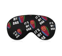Eritrea Flag It's My DNA Fashion Sleep Eye Mask Soft Covers for Sleeping with Adjustable Strap