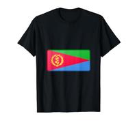 Eritrea Flag State of Eritrea Horn of Africa Red Sea Value Graphic T-Shirt, Men, Black, S