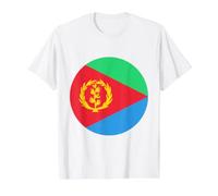 Eritrea Flag State of Eritrea Horn of Africa Red Sea Value Graphic T-Shirt, Men, White, L