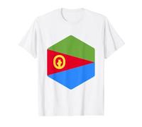 Eritrea Flag State of Eritrea Horn of Africa Red Sea Value Graphic T-Shirt, Men, White, S