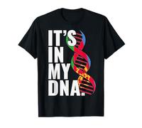 Eritrea Roots Flag Fingerprint Graphic Patriotic T-Shirt