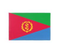 Eritrean Flag Placemats for Dining Table Set of 6 - Waterproof - Wipe Clean - Heat Resistant - Anti Slip Dining Table Place Mats, Suitable for Indoor & Outdoor Use, 18’’Ã-12’’