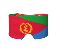 Eritrean Flag Printed Sleep Eye and Ear Masks (26.8Ã-4.3 inches) Suitable for Travel, Yoga, Deep Rest Indoor and Outdoor